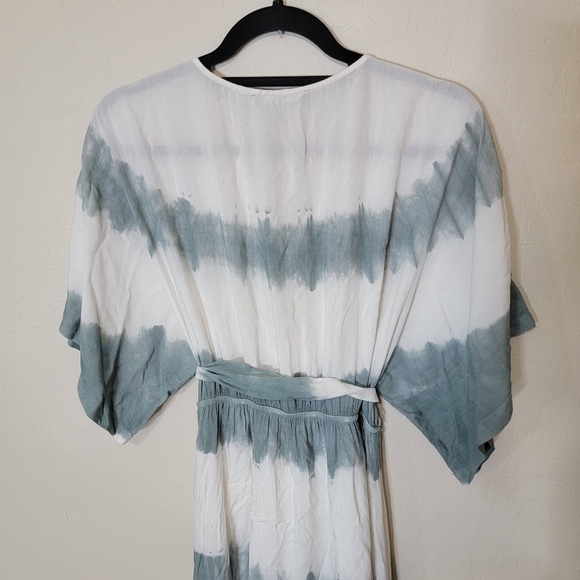 Lulus Tie Dye Maxi Dress Blue Extra Small - Picture 5 of 11